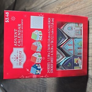 9 Sets of Holiday Time Advent Calendar Houses (24each)
